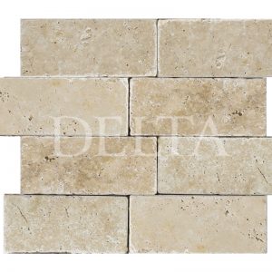 Classic Travertine Tumbled 7.5x19 cm (Unmesh)(Dlt 4277)