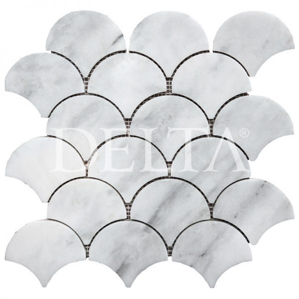 Fish Scale Carrera Polished Mosaic | Dlt 3281