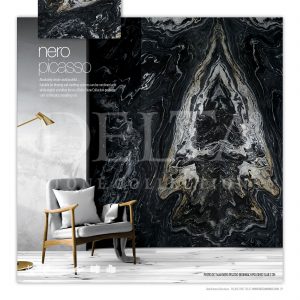 Black decorative marble