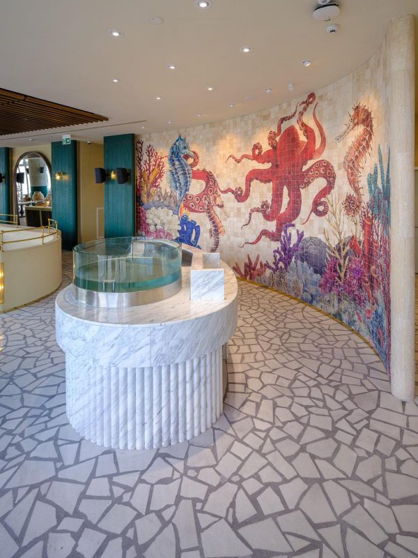 Marble Counter and Table